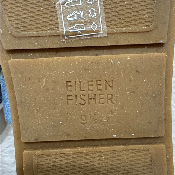 Eileen Fisher Mayla Denim Jute Espadrille Sandals Size 9.5 NEW